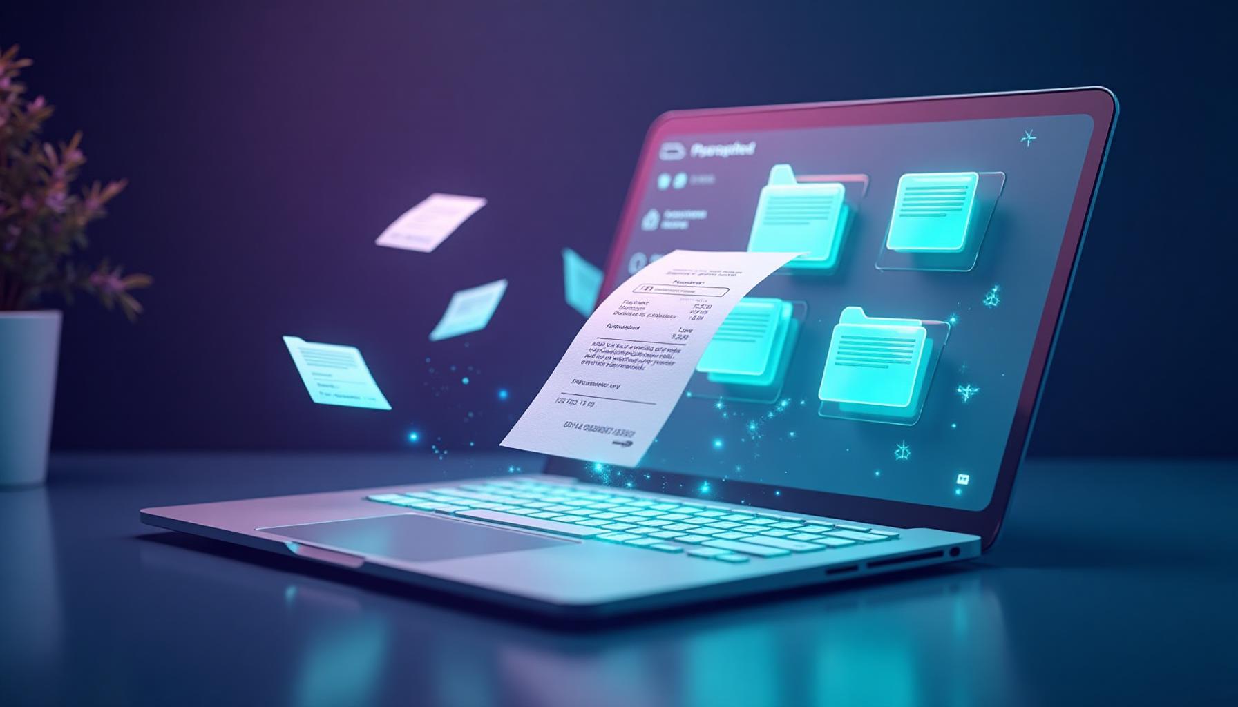 Receipt management dashboard